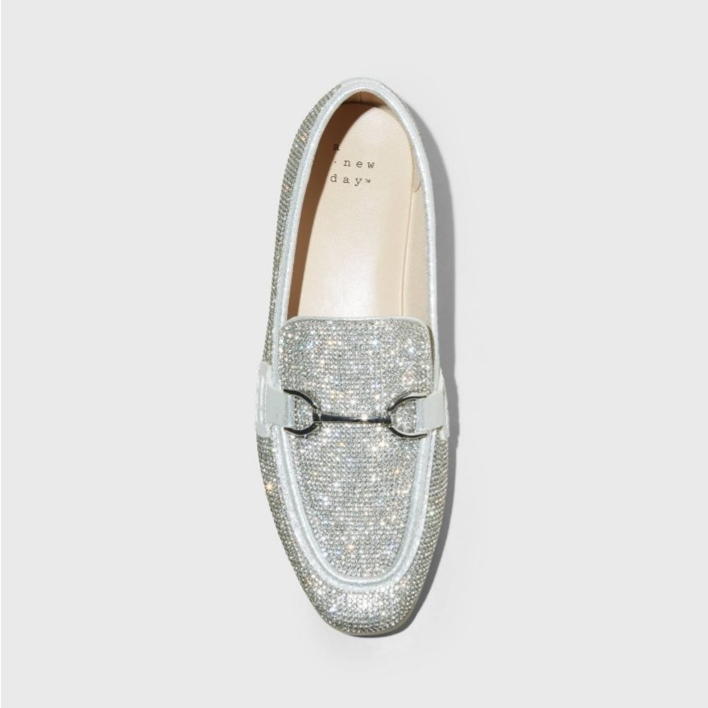 Women's Laurel Rhinestone Loafers - A New
Day Silver new - Picture 3 of 6
